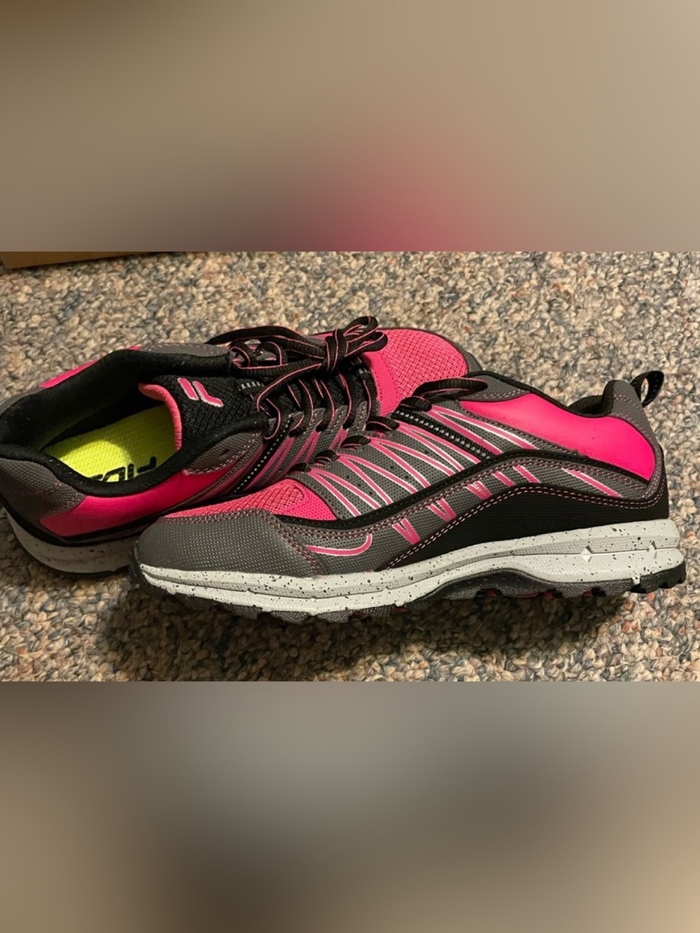 Fila Women's Athletic Shoes in Pink and Gray New